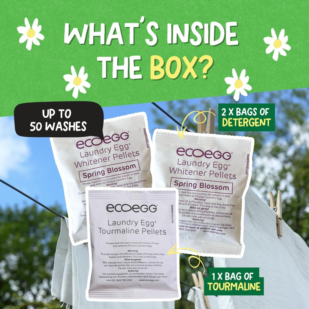 Laundry Egg Refills Spring Blossom 50 Washes - EcoEgg - Laundry Detergent - EcoEgg