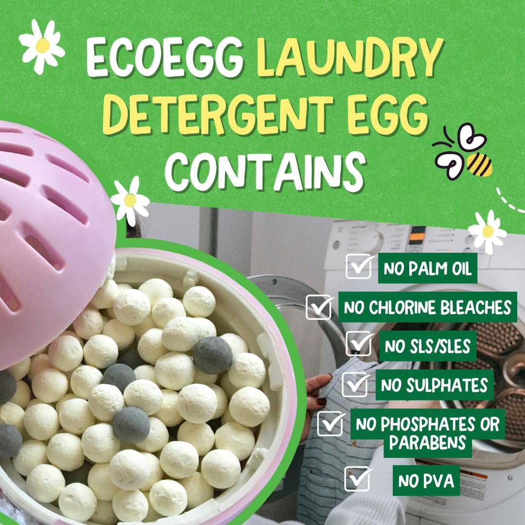 Laundry Egg Refills Spring Blossom 50 Washes - EcoEgg - Laundry Detergent - EcoEgg