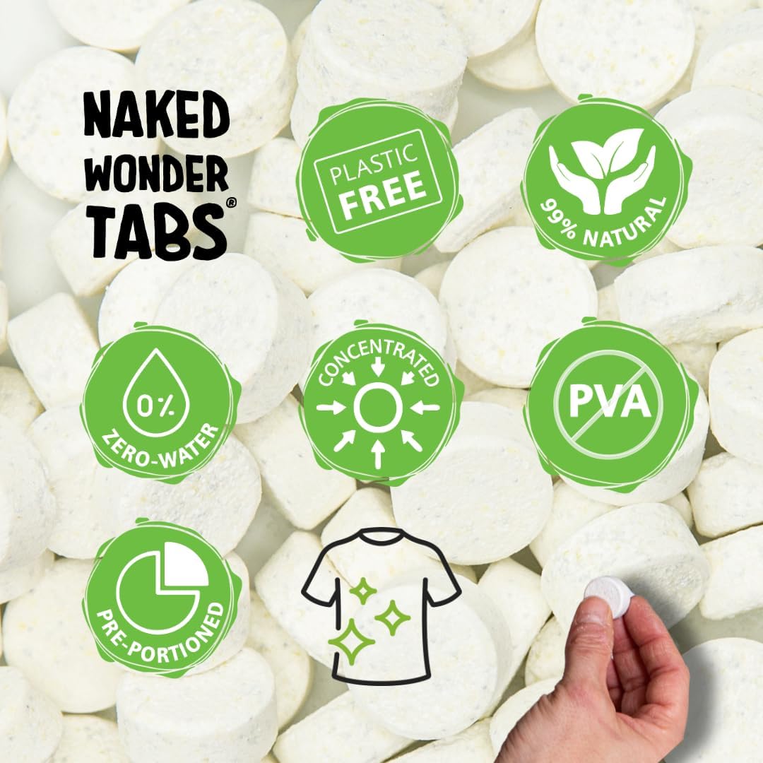 Laundry Naked Wonder Tabs 40 Tablets - Wablu - Laundry Detergent - Wablu