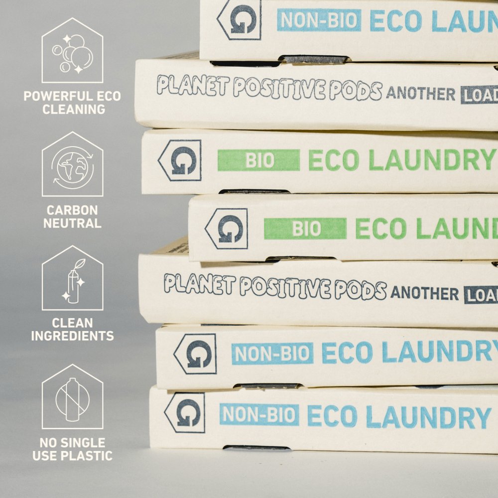 Laundry Pods Non - Bio 27 Pods - Eco Natural Products - Homethings - laundry powder