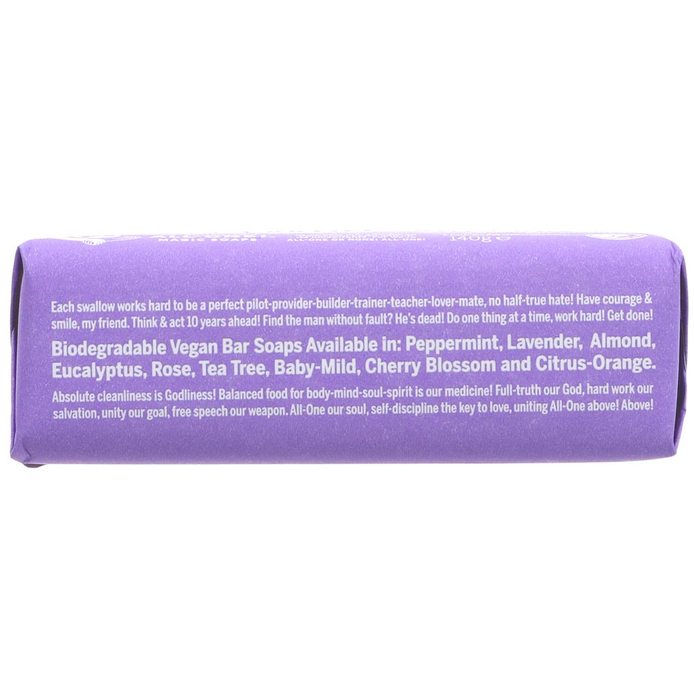 Lavander Pure - Castile Bar Soap 140g - Eco Natural Products - Dr. Bronner - Bar Soap