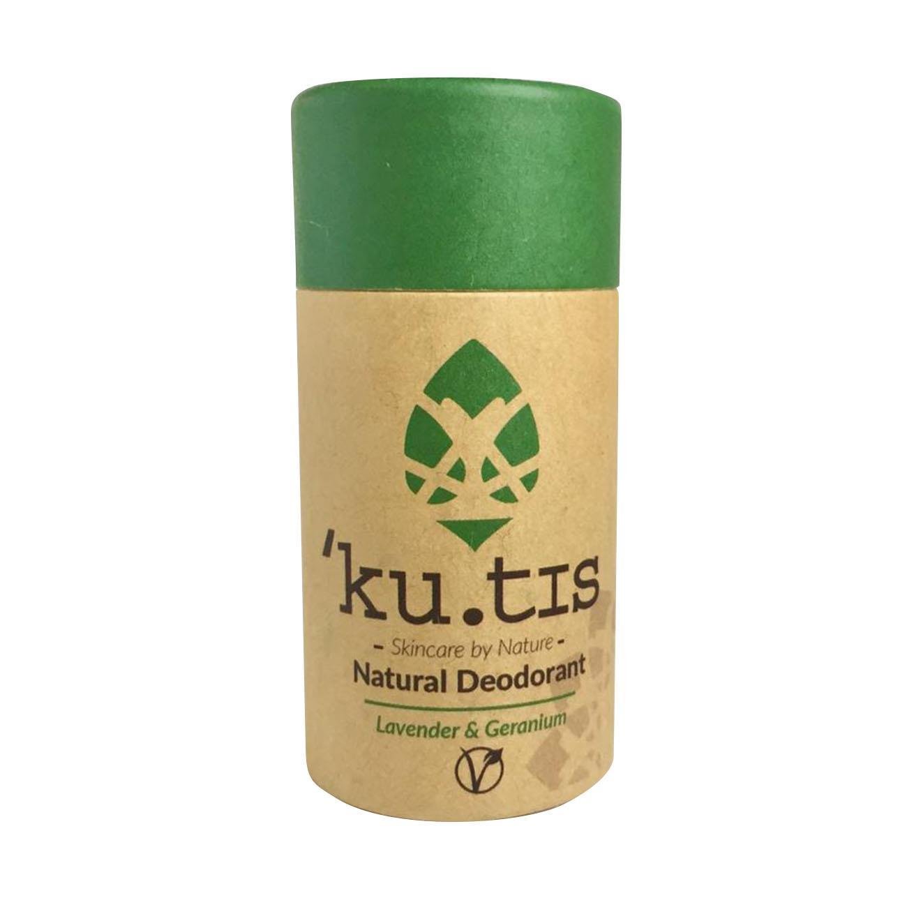 Lavender and Geranium Deodorant Vegan 55g - Kutis Skincare - Deodorant - Eco Natural Products