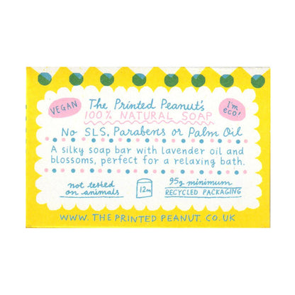 Lavender Blossom Handmade Bath Soap Bar 95g - The Printed Peanut - Soap bar - Eco Natural Products