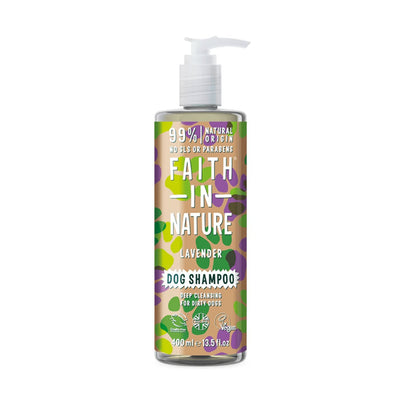 Lavender Dog Shampoo 400ml - Faith in Nature - Pet Grooming Supplies - Eco Natural Products