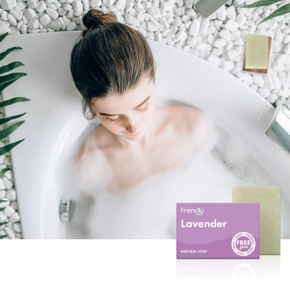 Lavender Essential Oil Soap 95g - Friendly Soap - Bar Soap - Eco Natural Products