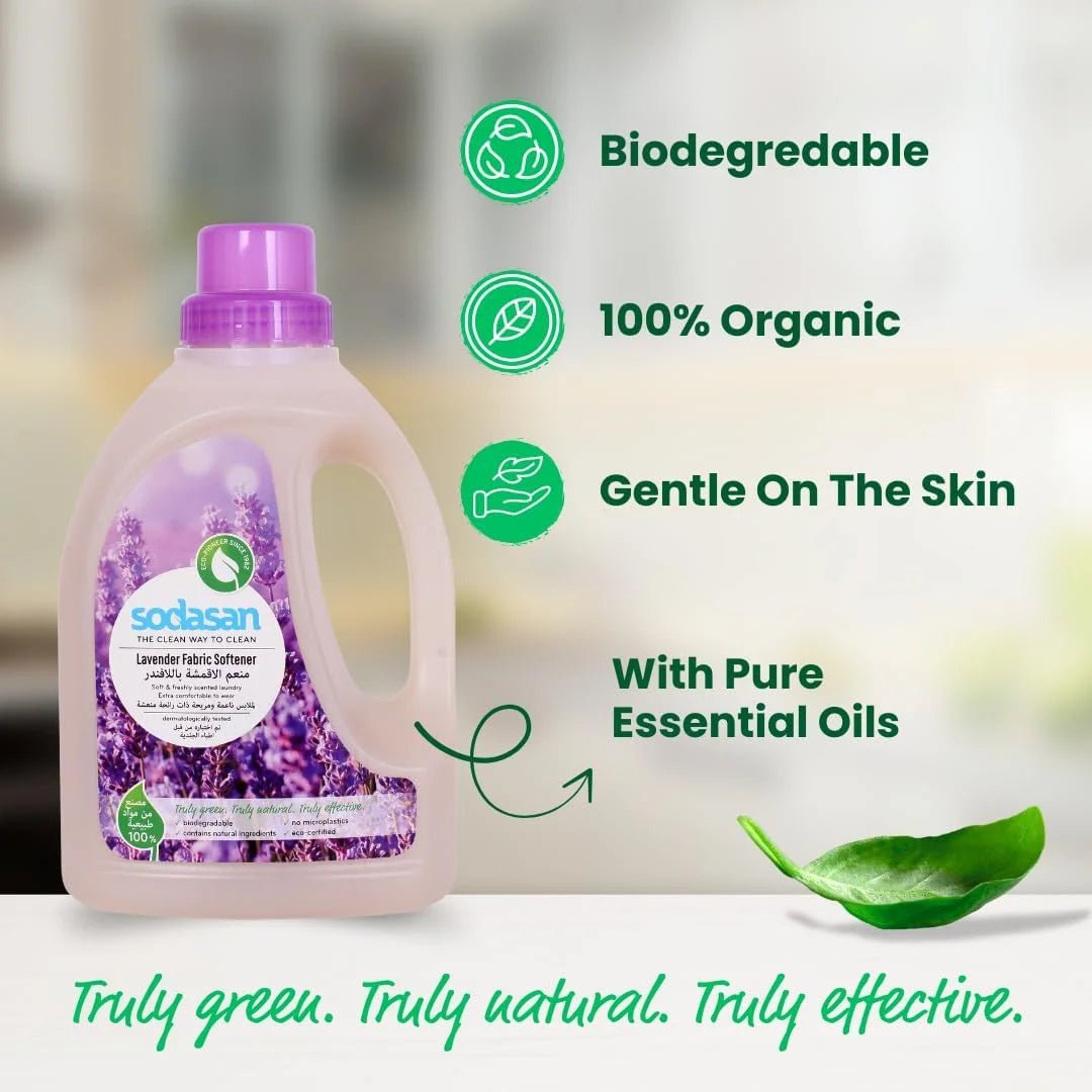 Lavender Fresh Fabric Softener 750ml - Sodasan - Fabric Softeners - Sodasan