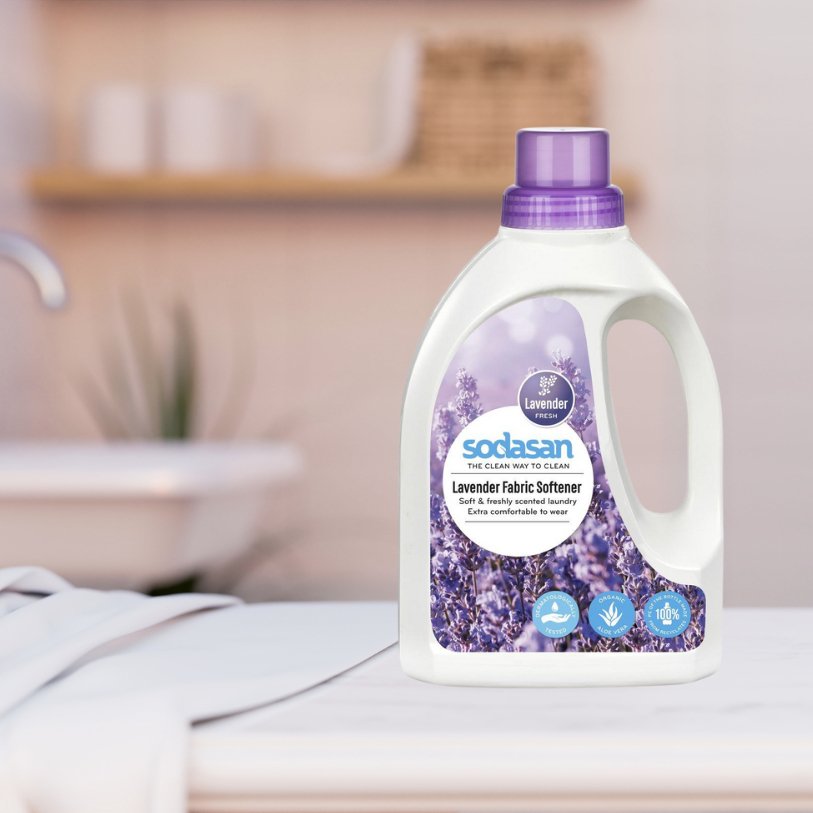 Lavender Fresh Fabric Softener 750ml - Eco Natural Products - Sodasan - fabric softener