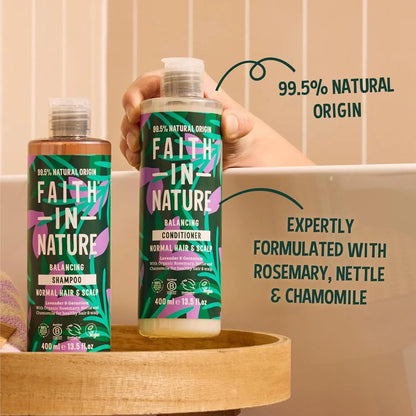Lavender & Geranium Conditioner 400ml - Faith in Nature - Conditioner - Faith in Nature