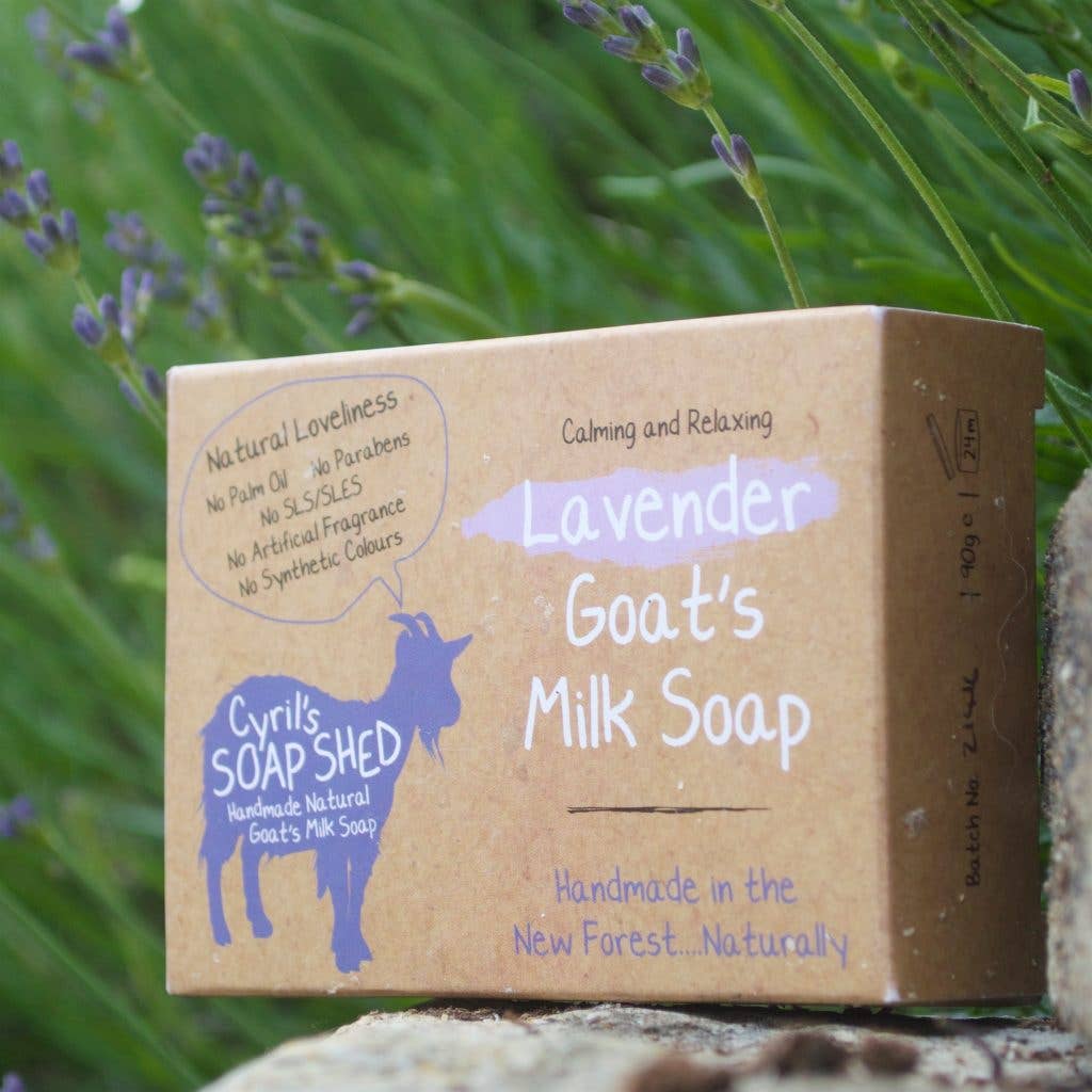 Lavender Goats Milk Soap 70g - Eco Natural Products - Cyril's Soap Shed - Bar Soap