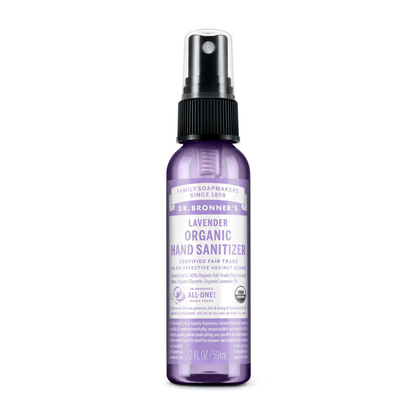 Lavender Hand Hygiene Spray 60ml - Dr. Bronner - Sanitiser - Eco Natural Products