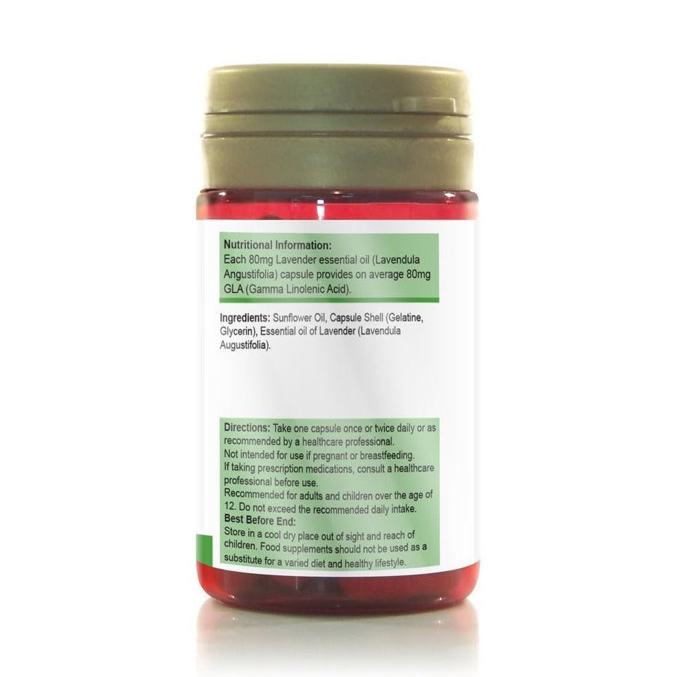 Lavender Oil 80mg 60 Capsules - Power Health - Food Supplement - Eco Natural Products