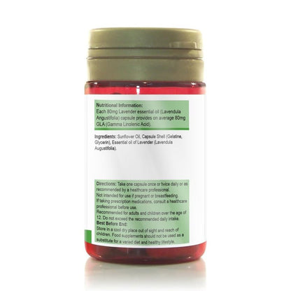 Lavender Oil 80mg 60 Capsules - Power Health - Food Supplement - Eco Natural Products