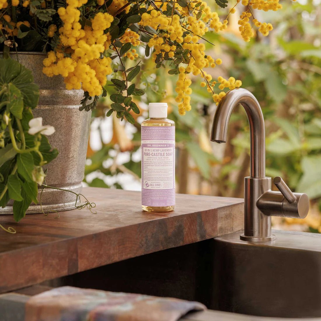 Lavender Pure - Castile Liquid Soap 237ml - Dr. Bronner - Liquid Soap - Eco Natural Products