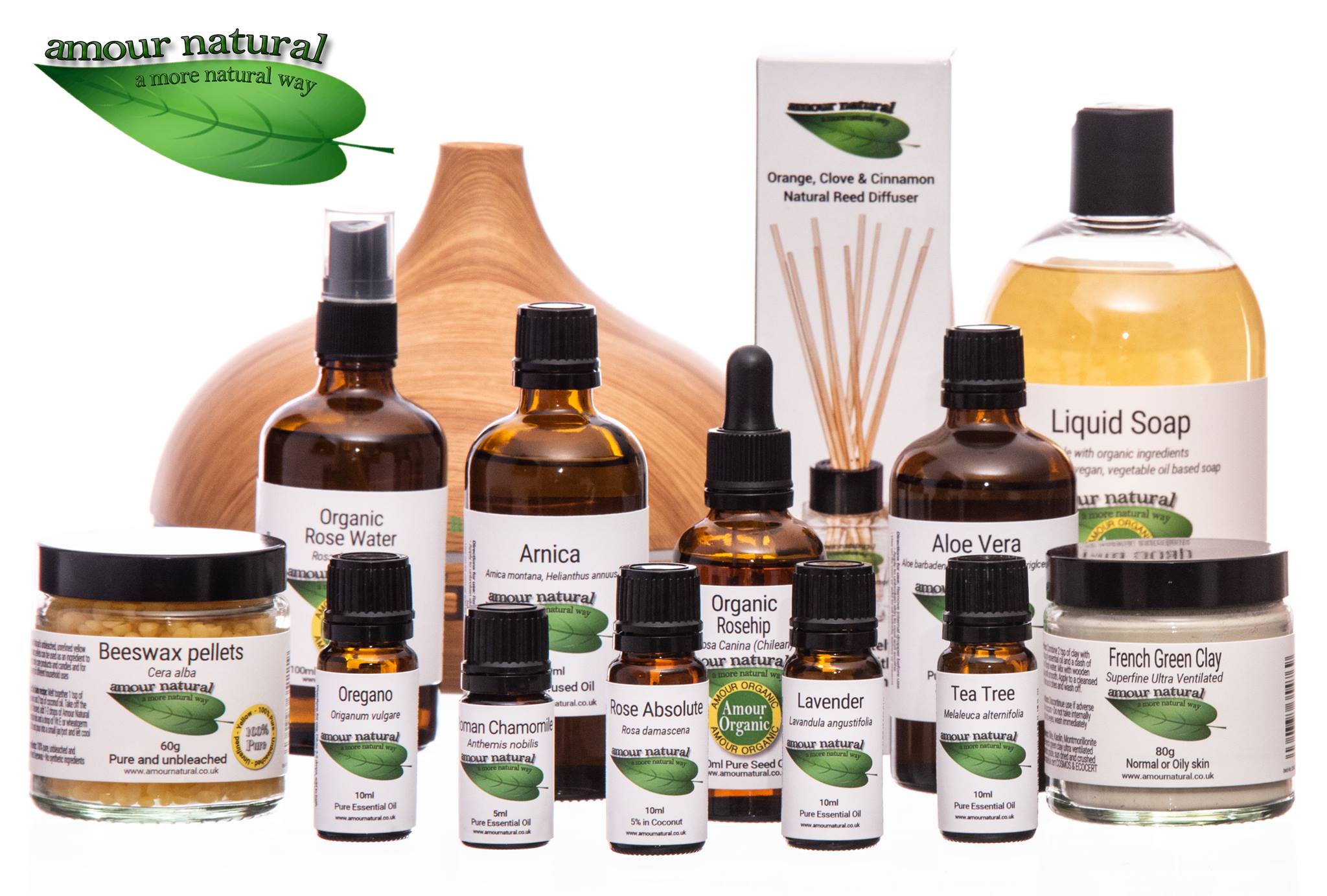 Lavender Reed Diffuser 50ml - Eco Natural Products - Amour Natural - Aroma Diffuser