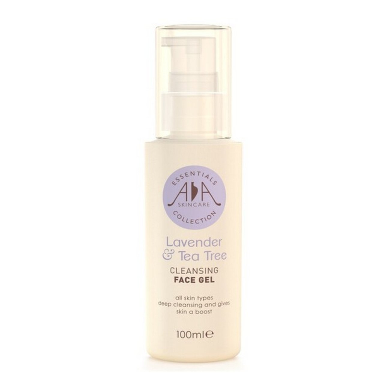 Lavender & Tea Tree Cleansing Face Gel 100ml - Eco Natural Products - Amphora Aromatics - Cleansing Face