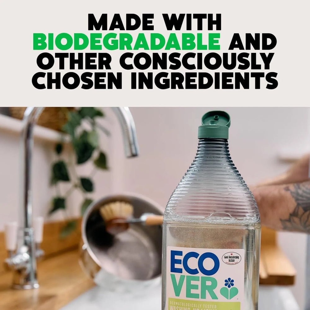 Lemon and Aloe Vera Washing Up Liquid 450ml - Ecover - Washing Up Liquid - Ecover