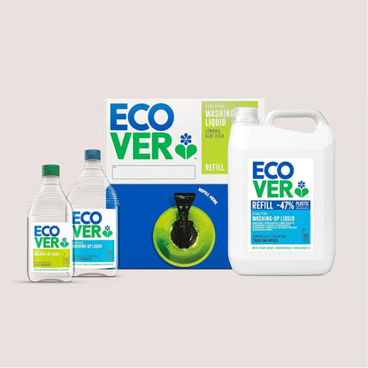 Lemon and Aloe Vera Washing Up Liquid 450ml - Ecover - Washing Up Liquid - Ecover