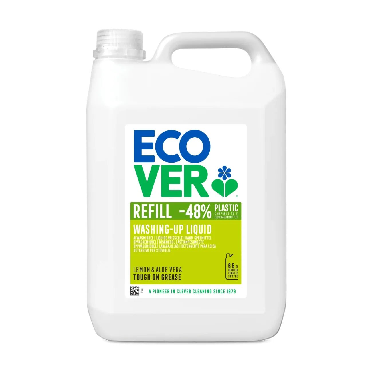 Lemon and Aloe Vera Washing Up Liquid 5L - Ecover - Washing Up Liquid - Ecover