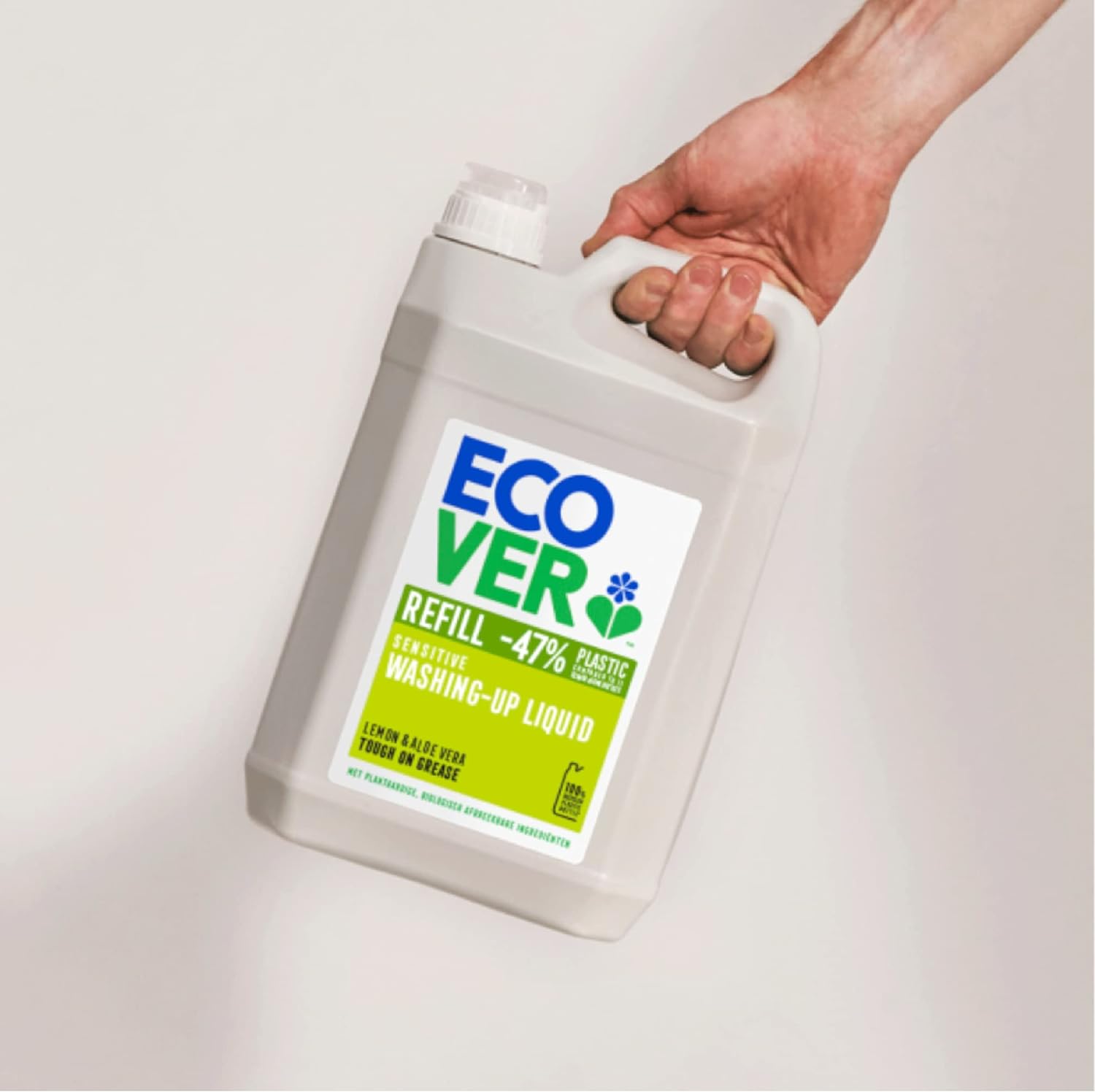 Lemon and Aloe Vera Washing Up Liquid 5l - Eco Natural Products - Ecover - Washing Up Liquid