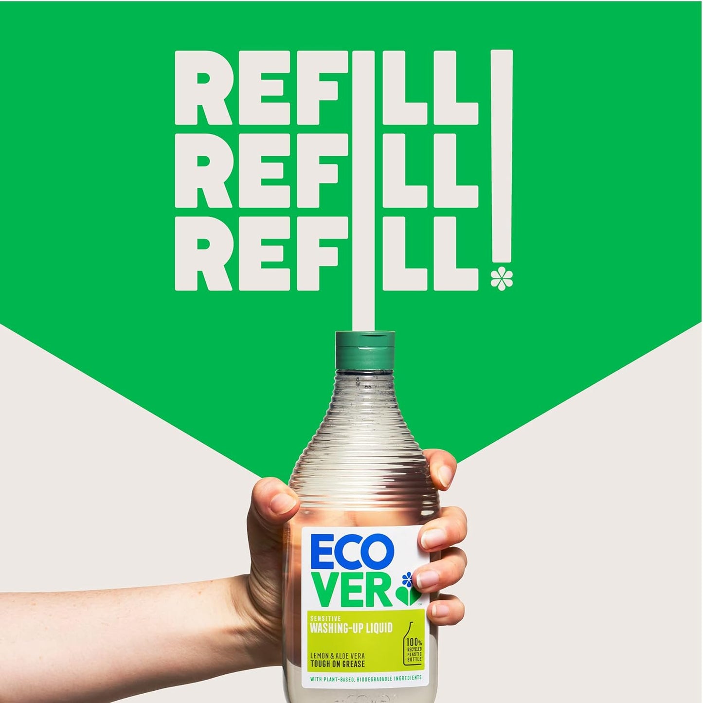 Lemon and Aloe Vera Washing Up Liquid 950ml - Ecover - Washing Up Liquid - Eco Natural Products