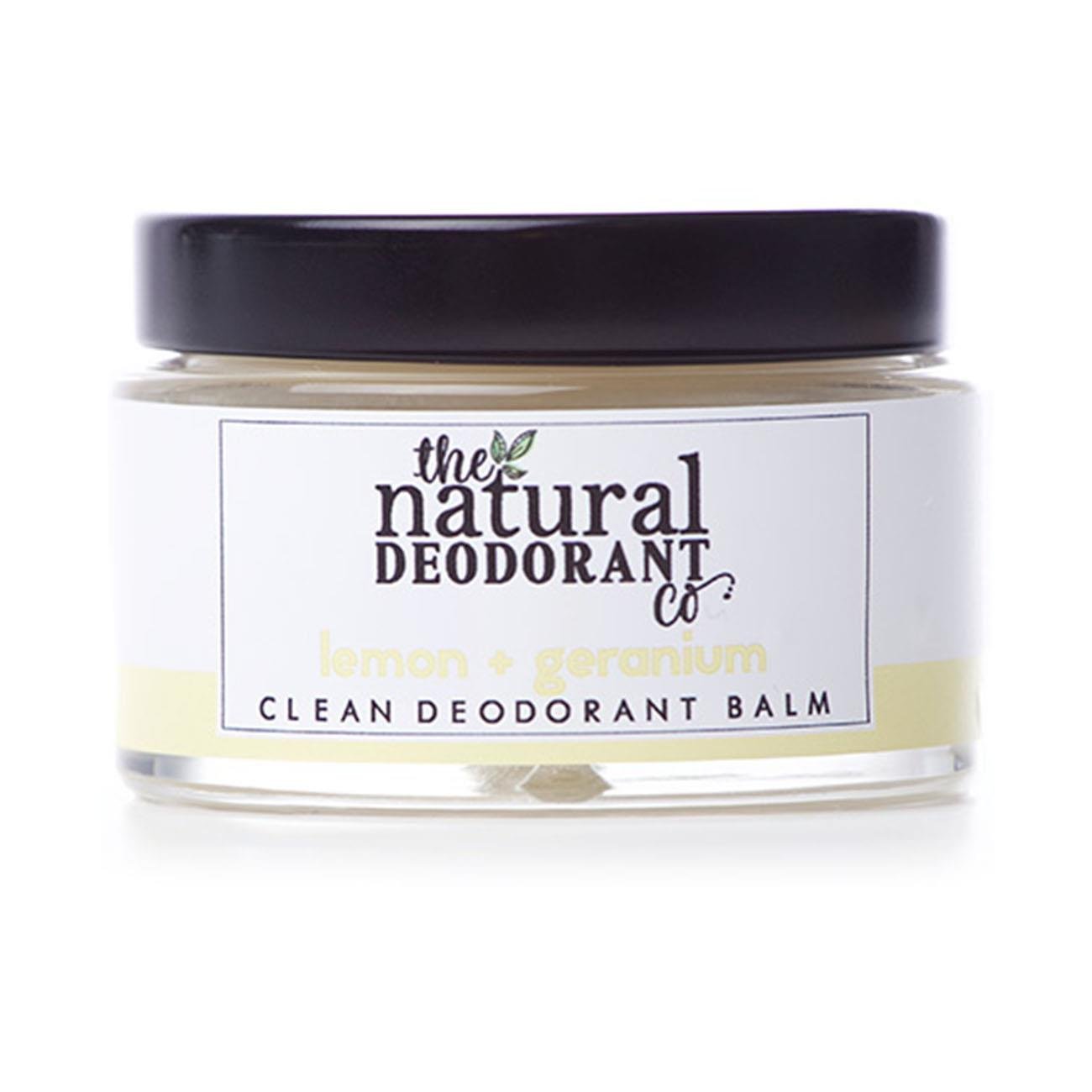 Lemon and Geranium Clean Deodorant Balm 55g - The Natural Deodorant Co - Deodorant Balm - Eco Natural Products