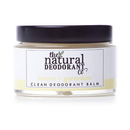 Lemon and Geranium Clean Deodorant Balm 55g - The Natural Deodorant Co - Deodorant Balm - Eco Natural Products