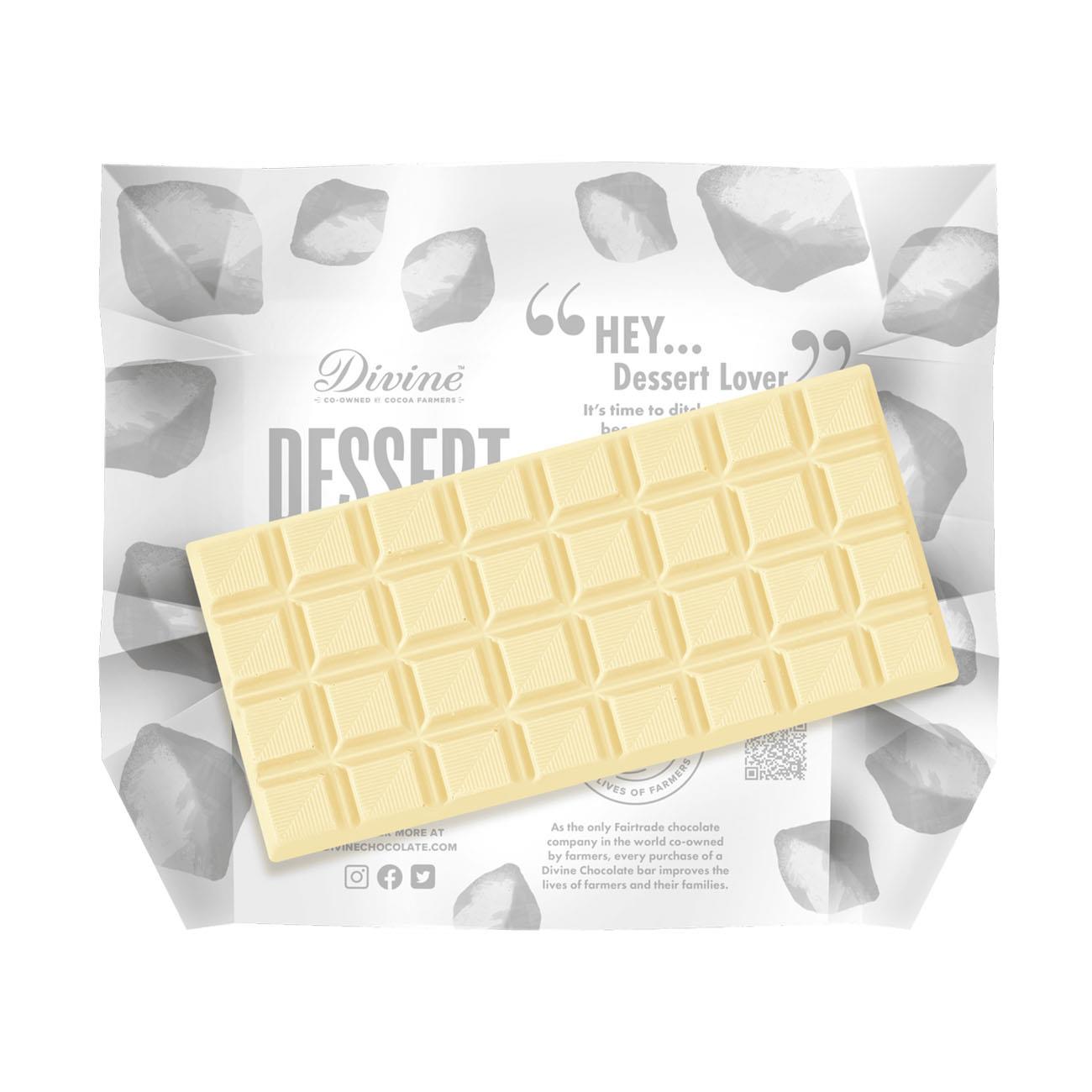 Lemon Cheesecake White Chocolate Bar 180g - Divine Chocolate - Chocolate - Eco Natural Products