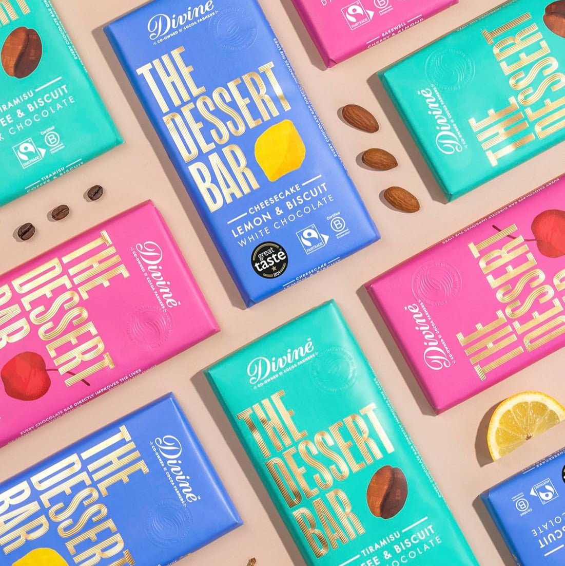 Lemon Cheesecake White Chocolate Bar 180g - Divine Chocolate - Chocolate Bar - Eco Natural Products