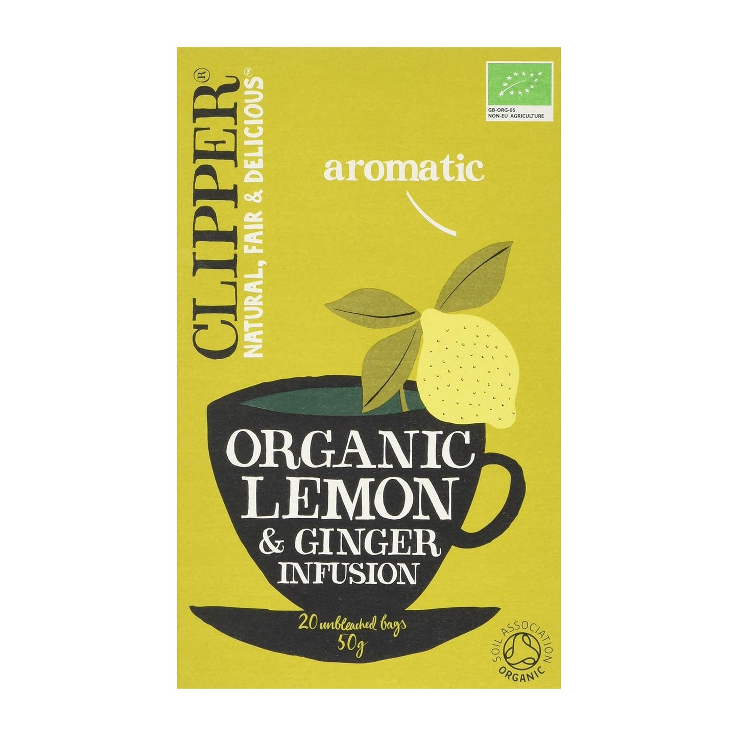 Lemon Ginger Infusion 20 Bags - Clipper - Infusion - Eco Natural Products