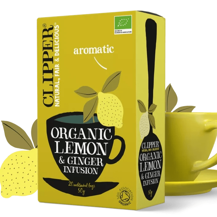 Lemon Ginger Infusion 20 Bags - Clipper - Infusion - Eco Natural Products