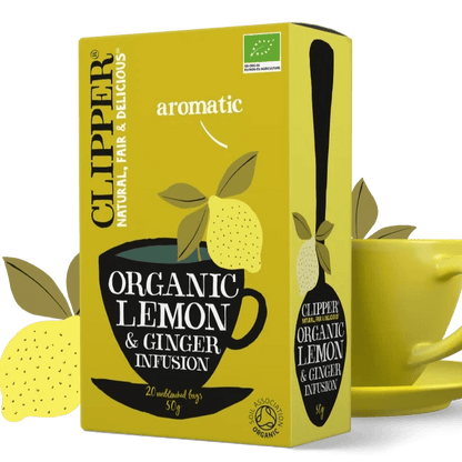 Lemon Ginger Infusion 20 Bags - Clipper - Infusion - Eco Natural Products