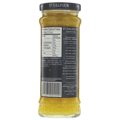 Lemon & Lime Fruit Spread 284g - St Dalfour - Fruit Spreads - St Dalfour