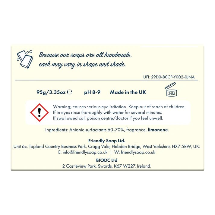 Lemon & Lime Kitchen Soap Bar 95g - Friendly Soap - soap bar - Eco Natural Products