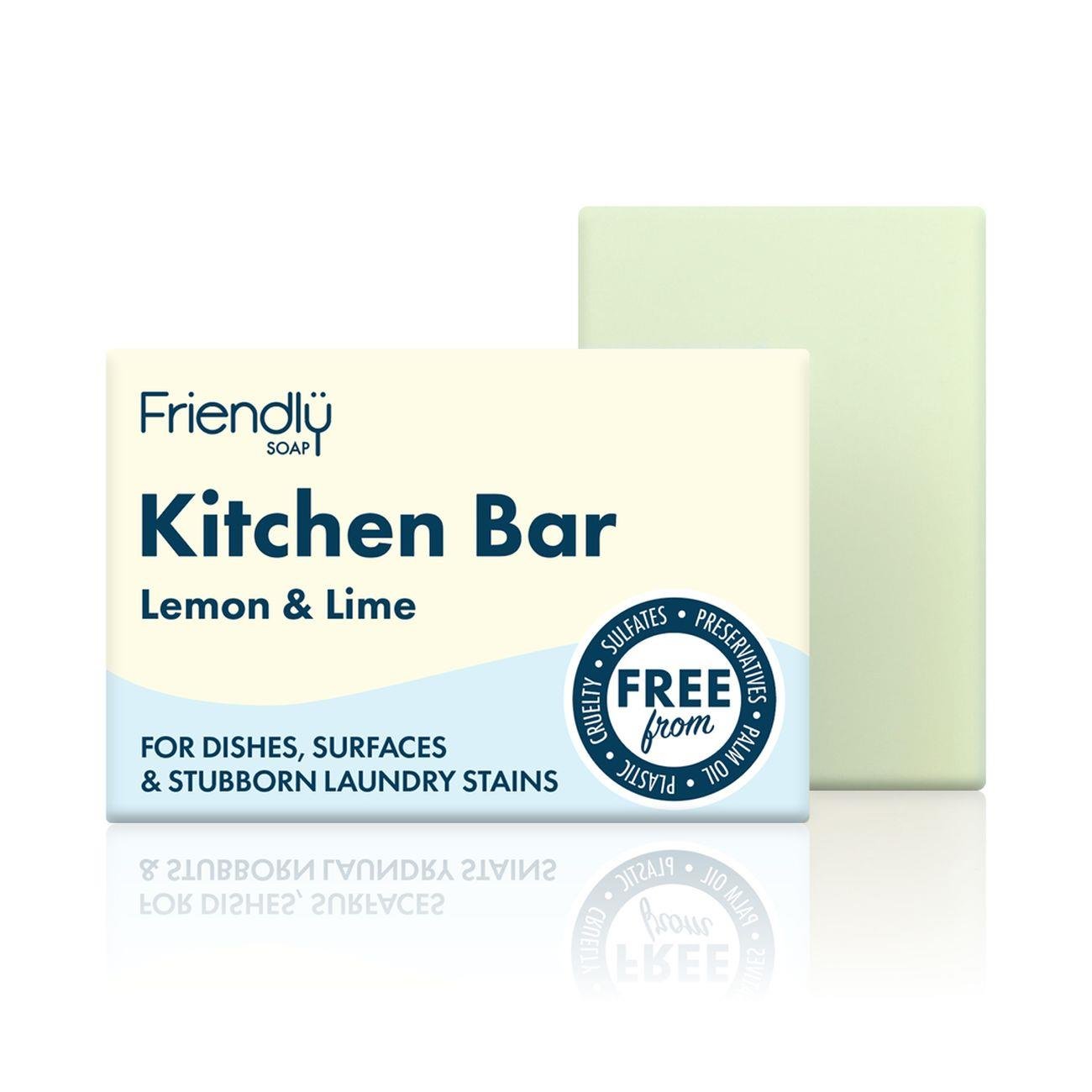 Lemon & Lime Kitchen Soap Bar 95g - Friendly Soap - soap bar - Friendly Soap