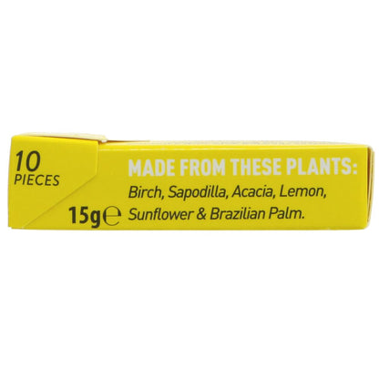 Lemon Plant - based Plastic - free Gum 15g - Chewsy - Gum - Eco Natural Products