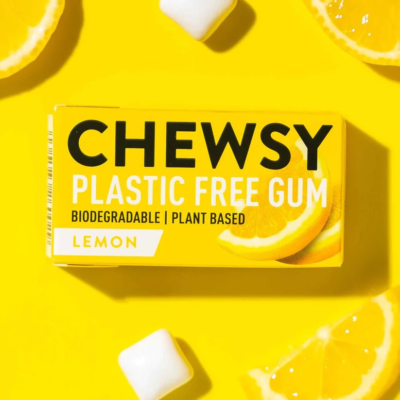 Lemon Plant - based Plastic - free Gum 15g - Chewsy - Gum - Eco Natural Products