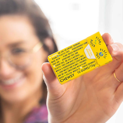 Lemon Plant - based Plastic - free Gum 15g - Chewsy - Gum - Eco Natural Products
