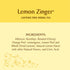 Lemon Zinger Herbal Tea 20 Bags - Eco Natural Products - Celestial Seasonings - Herbal Tea