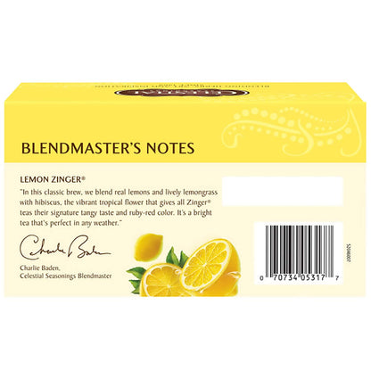Lemon Zinger Herbal Tea 20 Bags - Celestial Seasonings - Herbal Tea - Eco Natural Products