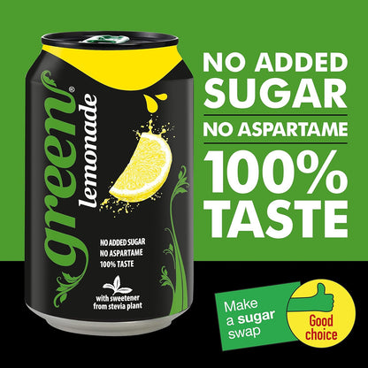Lemonade Can 330ml - Green Cola - Carbonated Drink - Eco Natural Products