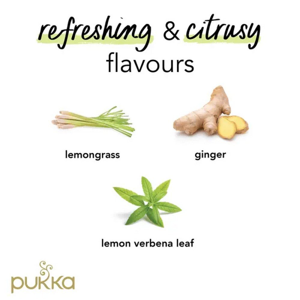 Lemongrass & Ginger 20 Bags - Pukka Herbs - Tea herbal - Eco Natural Products