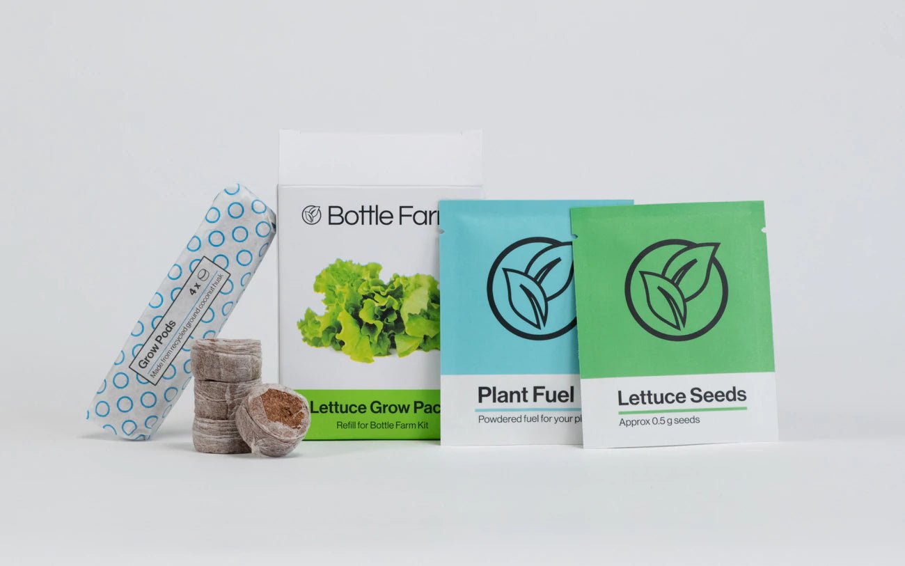 Lettuce Grow Pack Refill - Eco Natural Products - Bottle Farm - Seeds