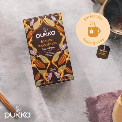 Licorice & Cinnamon 20 Bags - Pukka Herbs - Tea herbal - Eco Natural Products