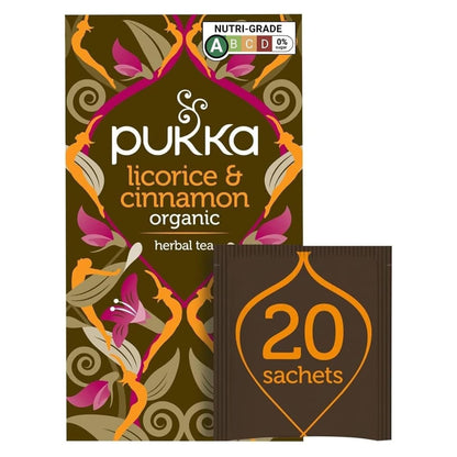 Licorice & Cinnamon 20 Bags - Pukka Herbs - Tea herbal - Eco Natural Products