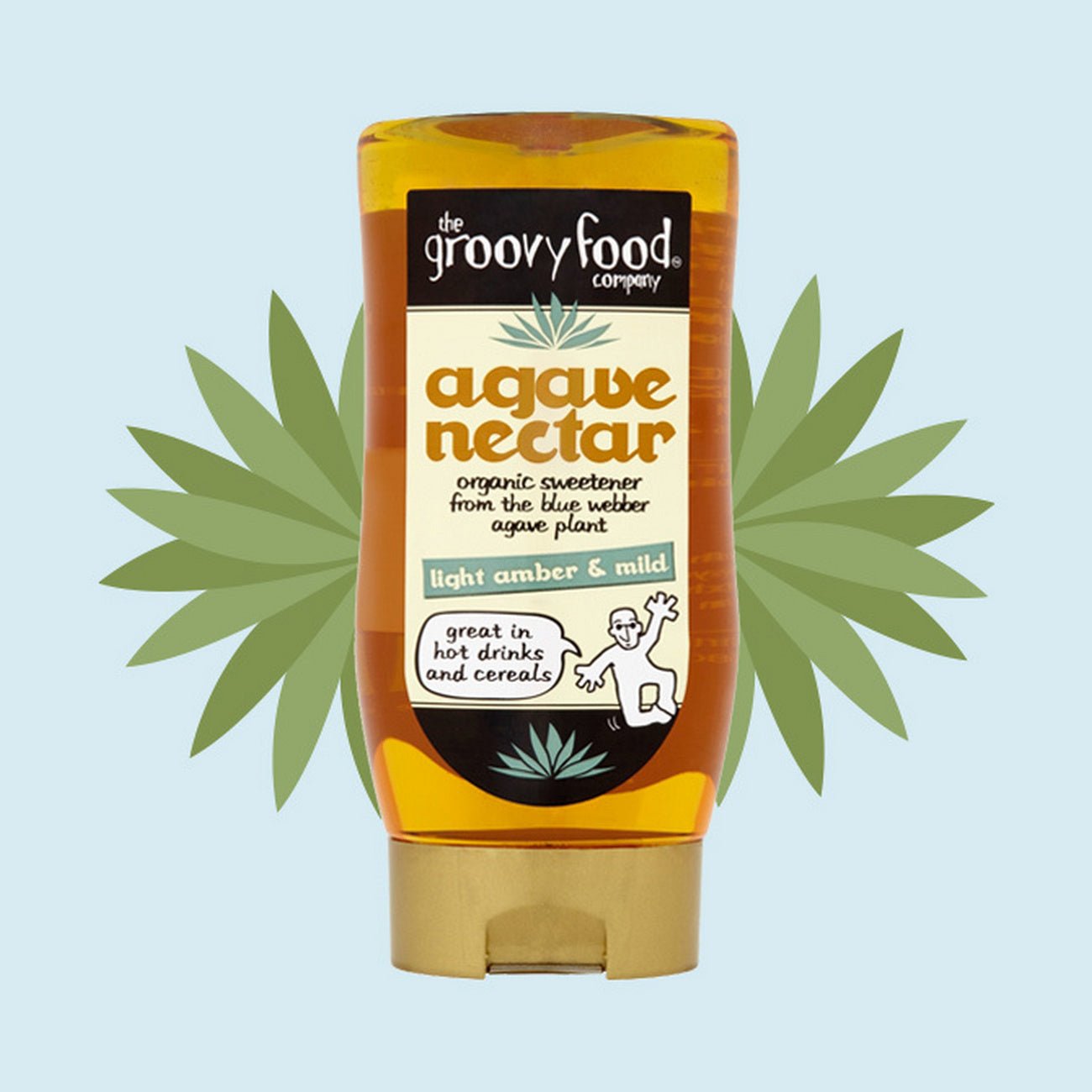 Light Amber & Mild Agave Nectar 250ml - Eco Natural Products - Groovy Food - Syrup