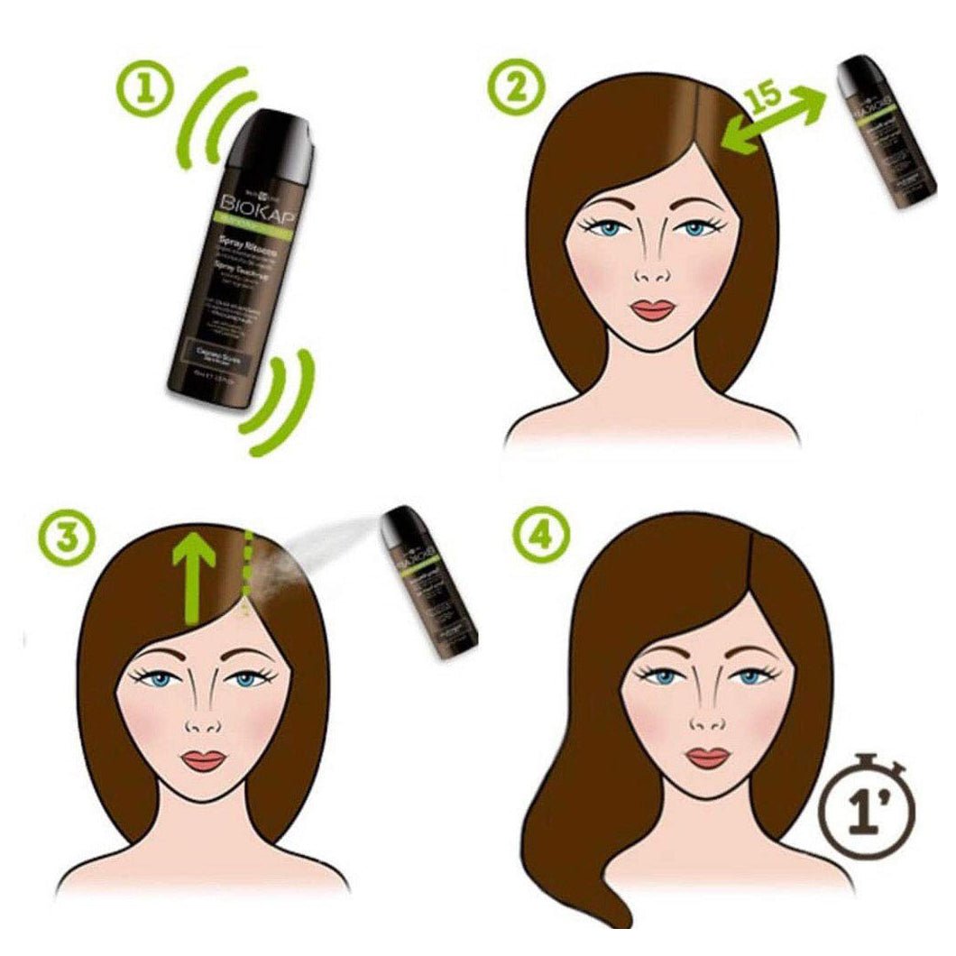 Light Blond Root Touch Up Spray 75ml - BioKap - Hair Color - Eco Natural Products