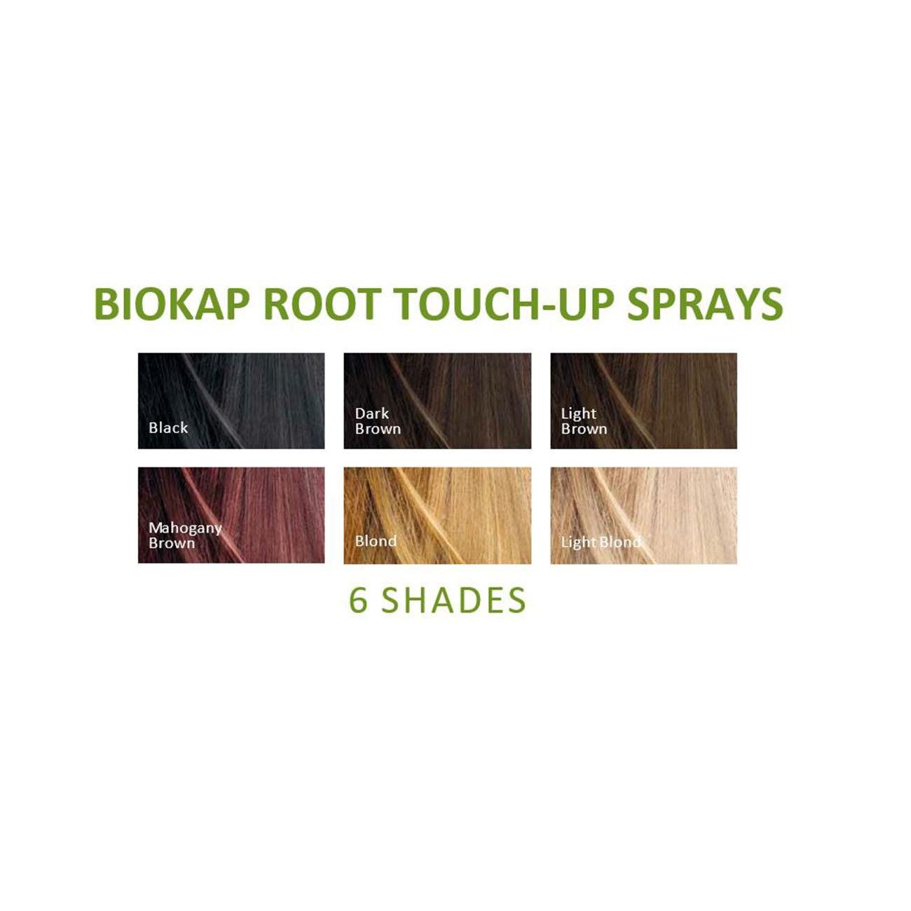 Light Brown Root Touch Up Spray 75ml - Eco Natural Products - BioKap - Hair dye