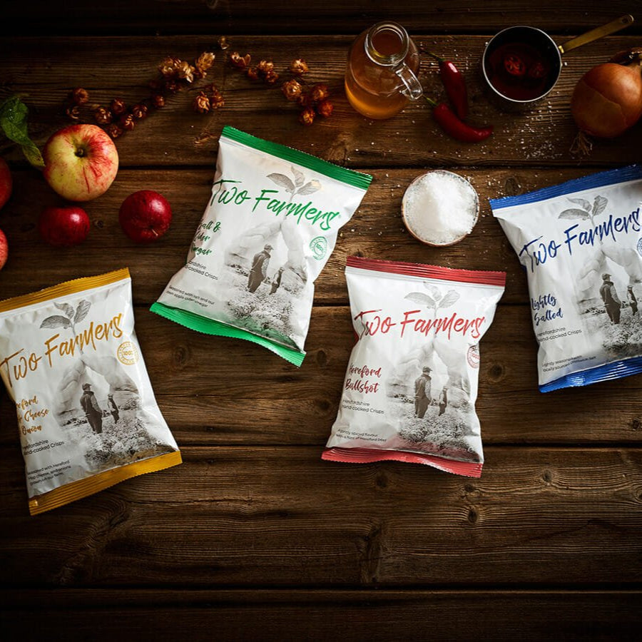 Lightly Salted Crisps 150g - Two Farmers - Potatoe Crisps - Eco Natural Products