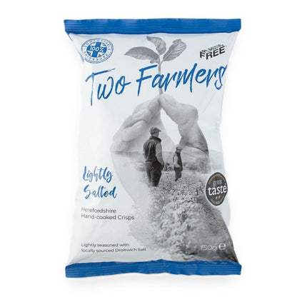 Lightly Salted Crisps 150g - Two Farmers - Potatoe Crisps - Eco Natural Products