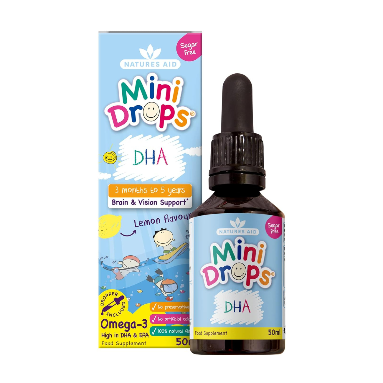 DHA Mini Drops for Infants & Children 50ml